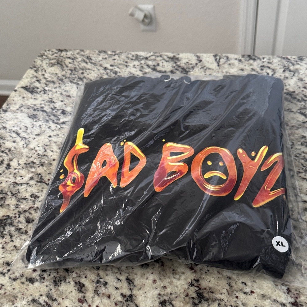 Black Sad Boyz Graphic T-Shirt XL